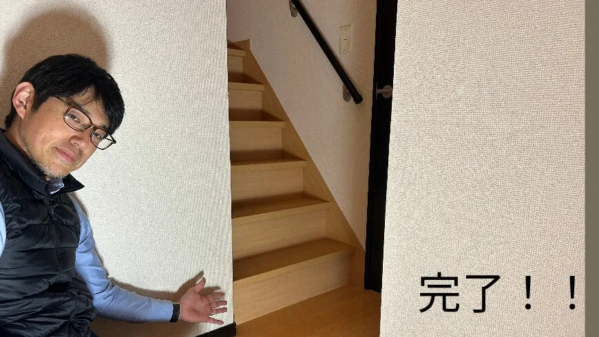 和歌山市三葛 S様邸 戸建て賃貸「猫の引っ搔きキズ」壁紙補修工事