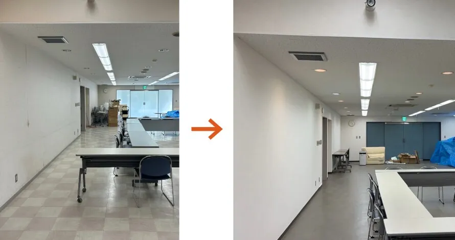 本願寺鷺森別院 事務所棟 クロス工事