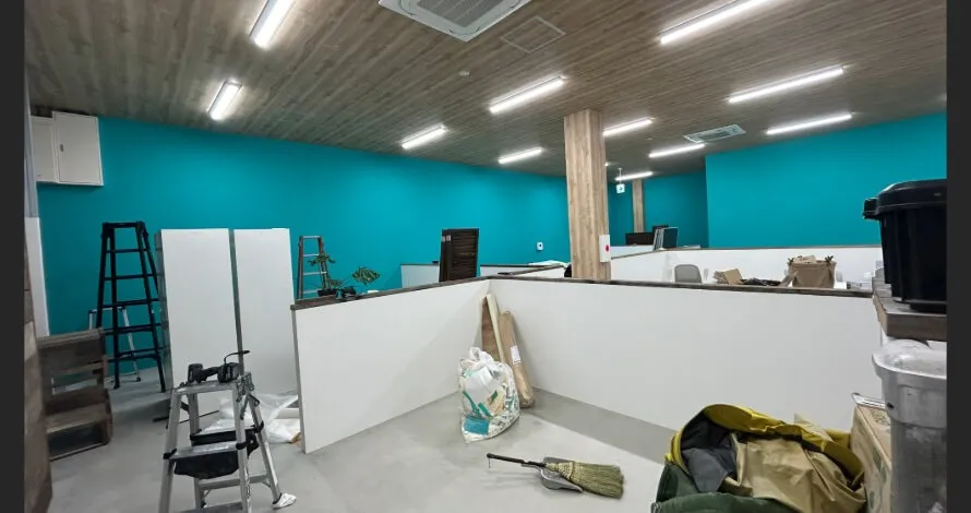 奈良県橿原市のイオンモール！GAJUGAJUの内装工事！